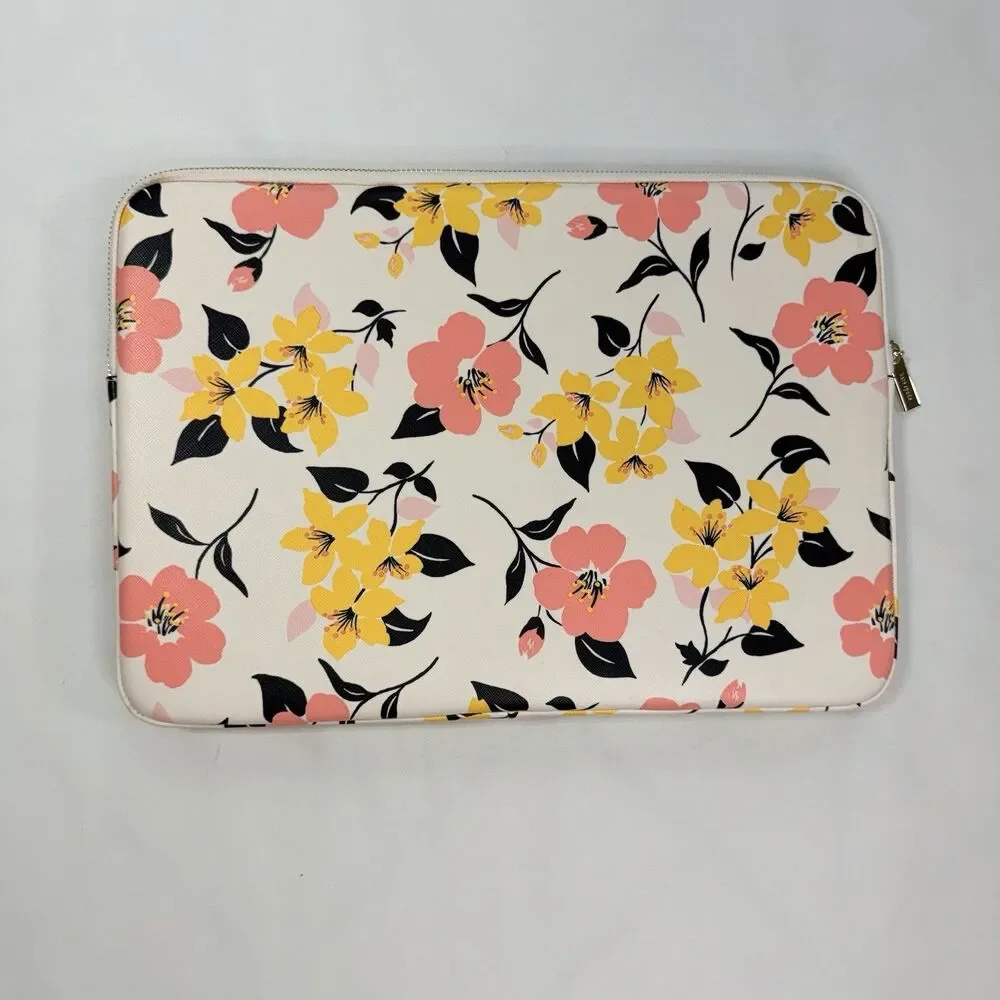 Kate Spade Lily Blooms Print Laptop Sleeve 15